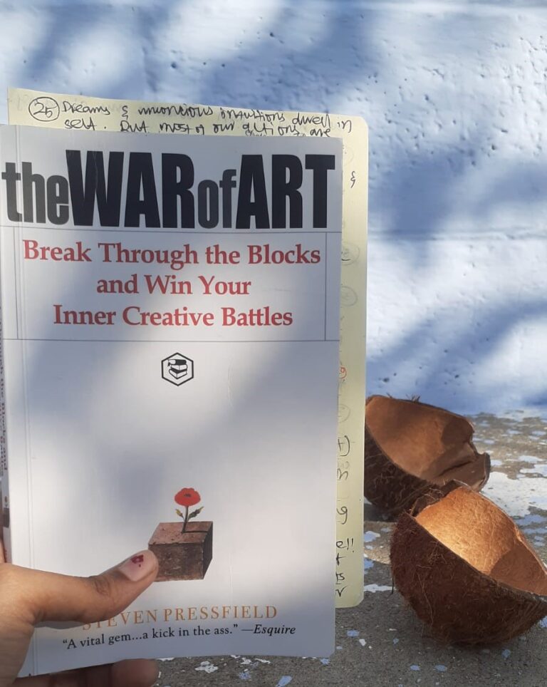 book cover of the war of art